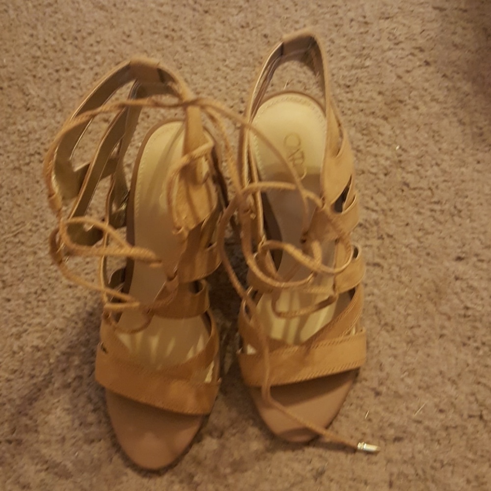 Strappy heels